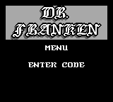 Dr. Franken (Japan) Title Screen